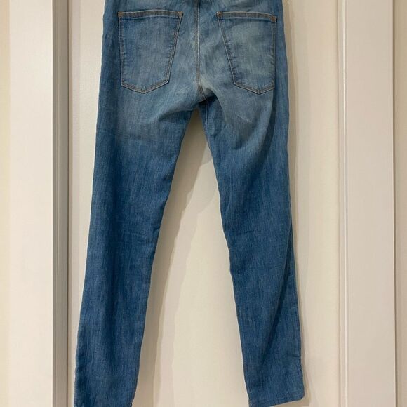 CURRENT/ELLIOTT The Legging Light Weight Fade Blue Denim  Skinny Ankle Jeans 28 - Picture 5 of 13